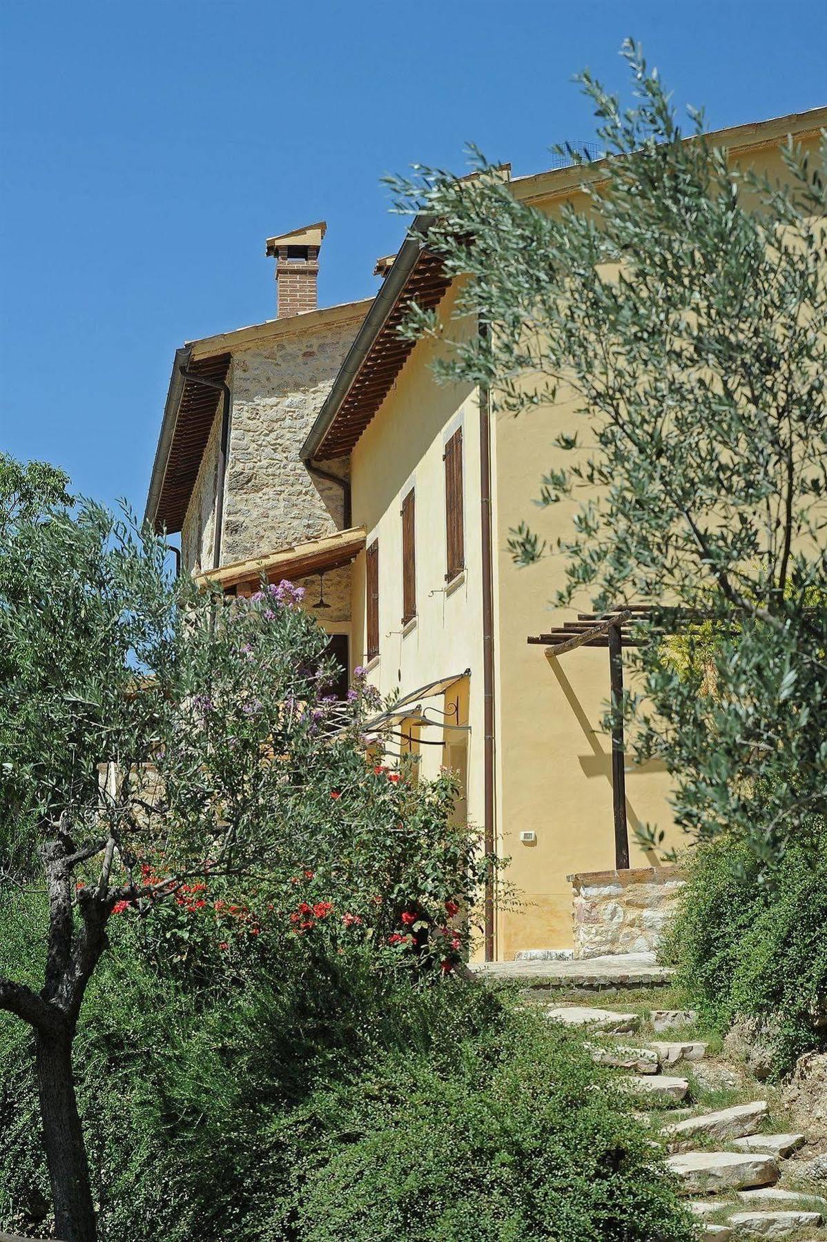 Antico Casale Urbani Pensionat Scheggino Exteriör bild
